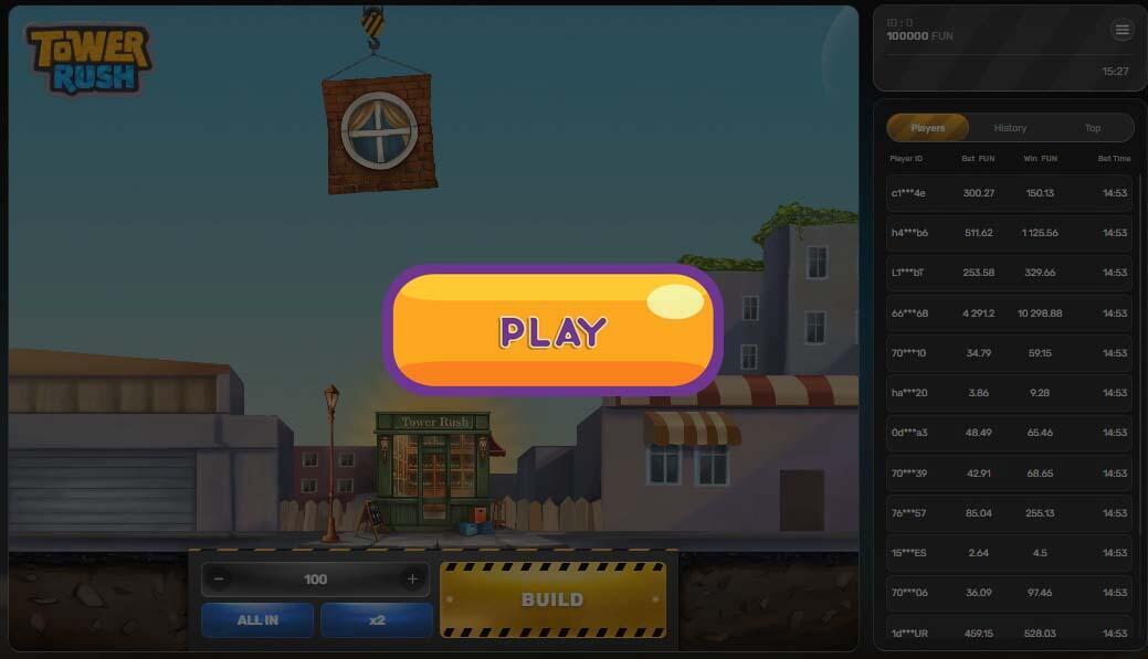 Tower Rush demo — practise free before choosing a casino